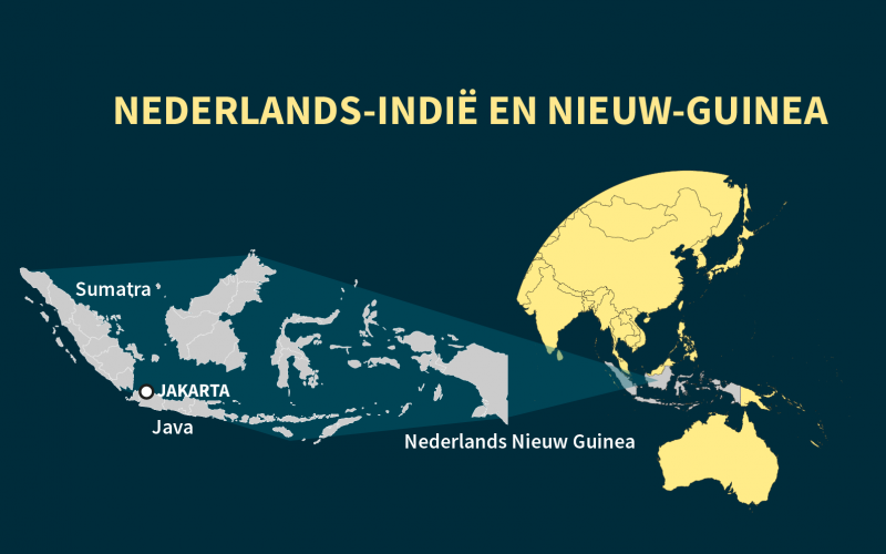 Kaart Nederlands Indie